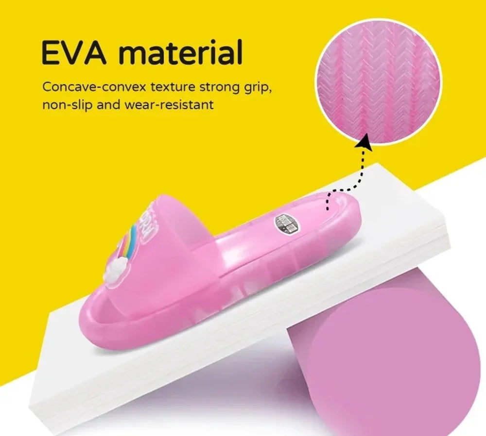 Unicorn Soft Sole glowing slippers