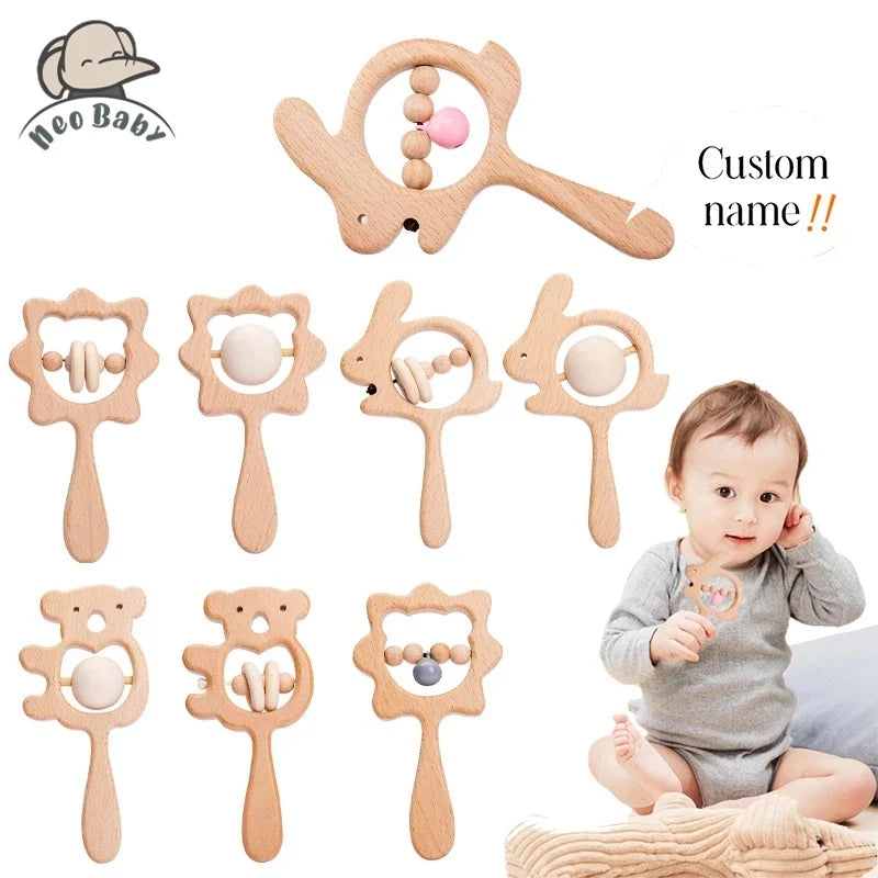 Baby Wooden Rattle