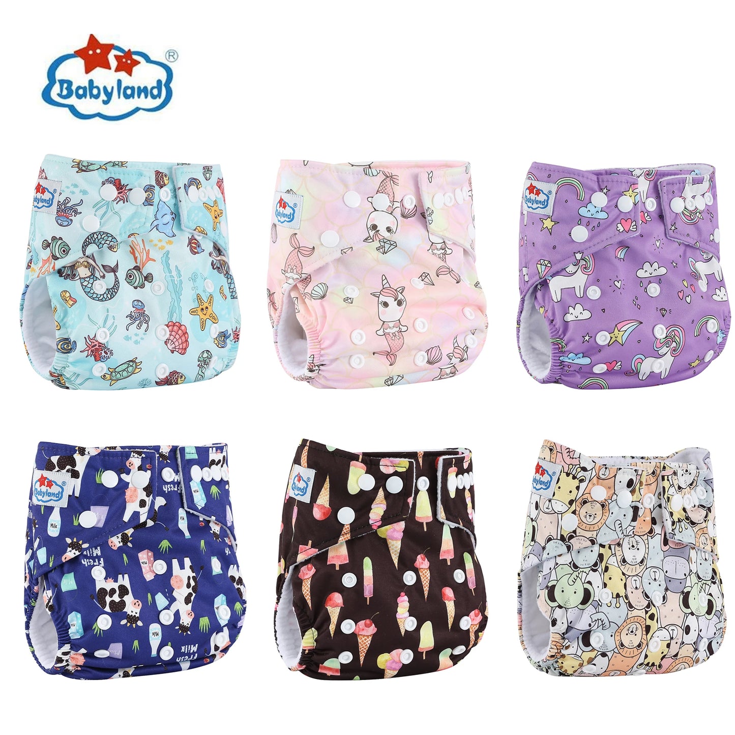 1PC Baby Diaper reusable