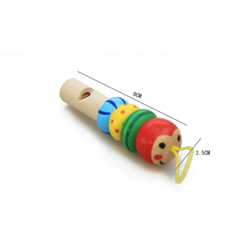 1Pc Whistling Wooden Toys