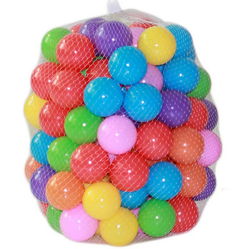 50/100 Colorful Ball Pit Soft Plastic