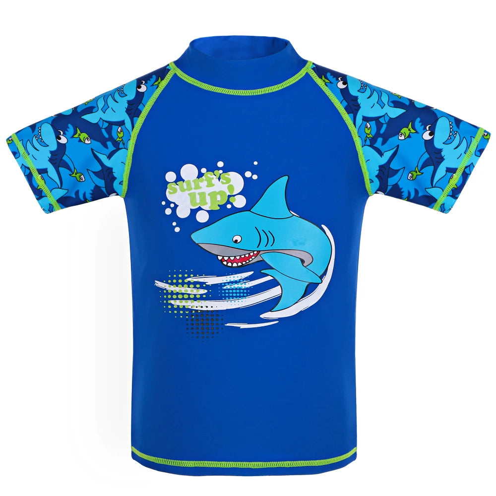 Two Piece Swimsuit Cartoon Shark