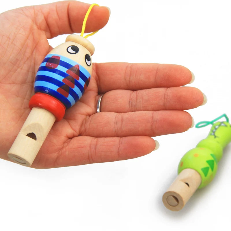 1Pc Whistling Wooden Toys
