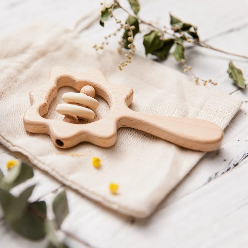 Baby Wooden Rattle