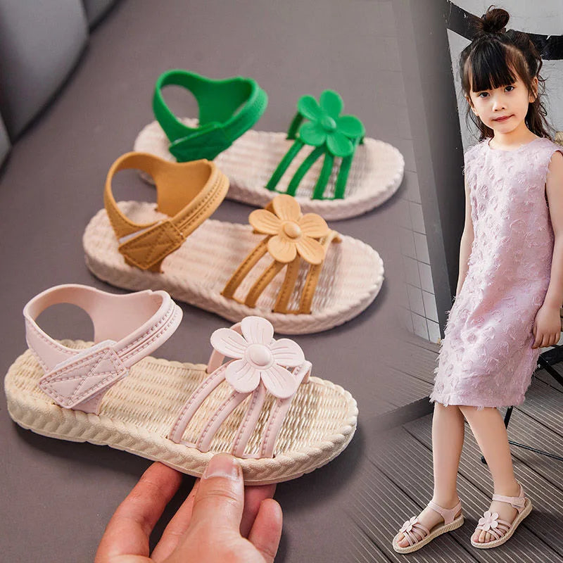 Girls flowers strap Sandals