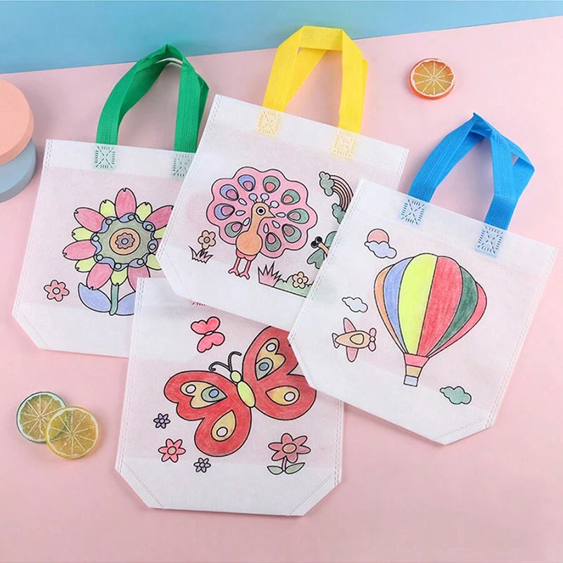 Crayons Painting Handbag