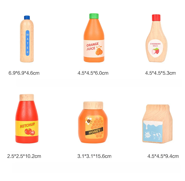 Wooden Drink Set Kitchen toy