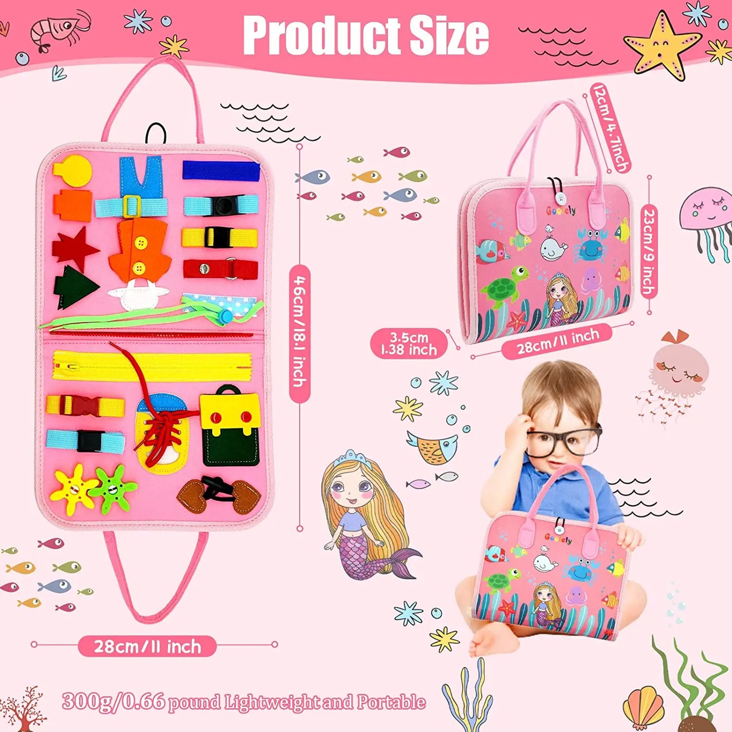 Busy Board Animals Nature 0-3y