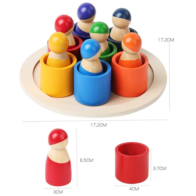 Baby Wooden Puzzle Color Sorting