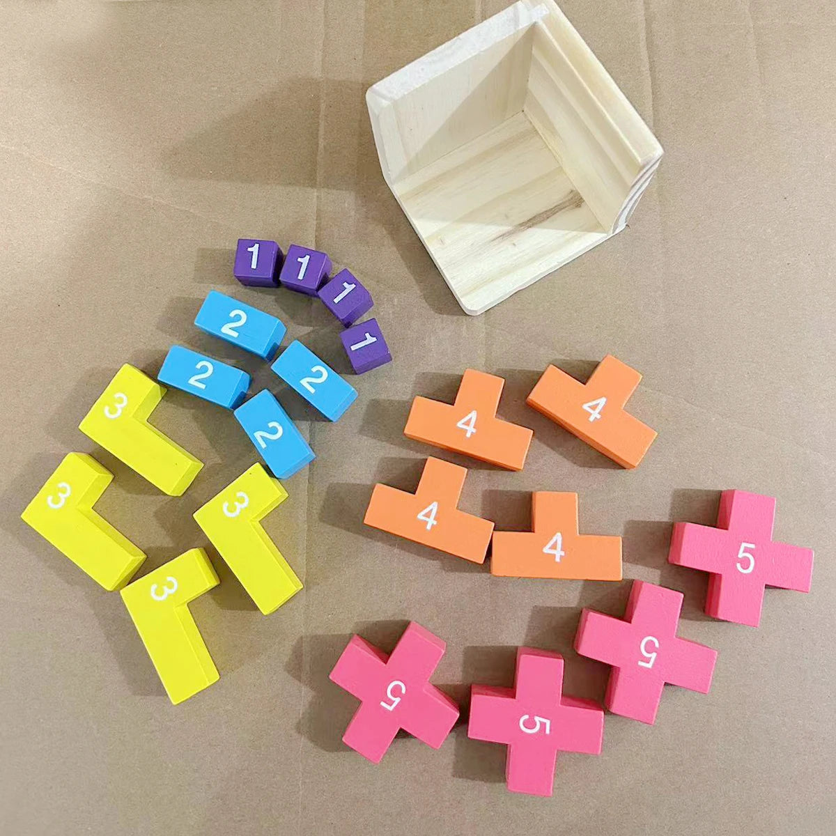 Colorful Wooden Blocks Puzzles