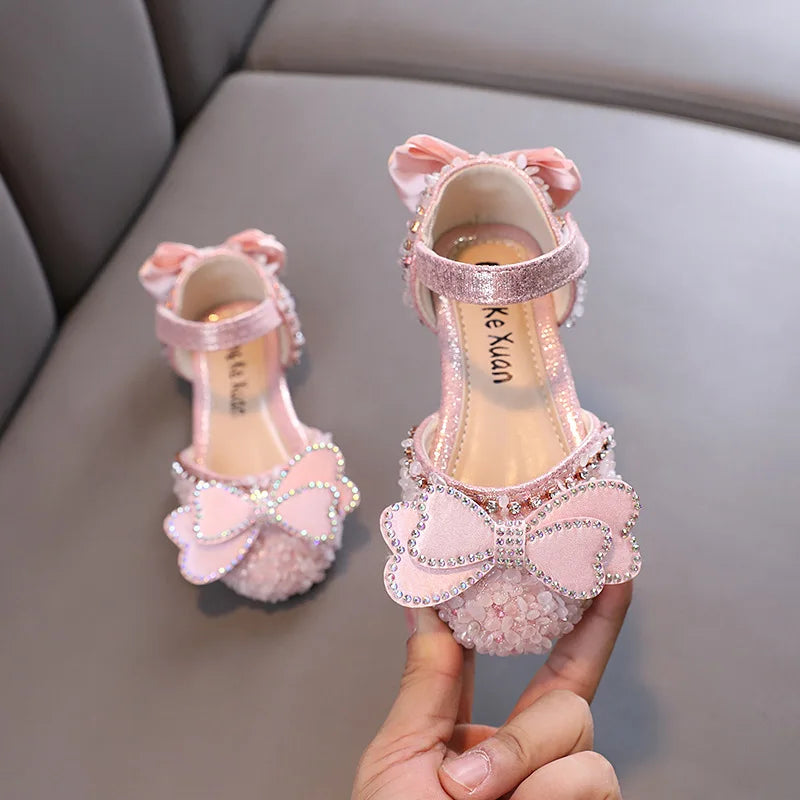 Glitter Sequin Rhinestone Closed toe Shoes