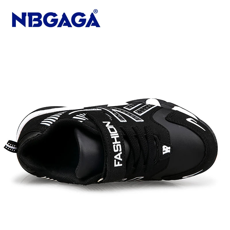 Children Sports Leather Sneakers