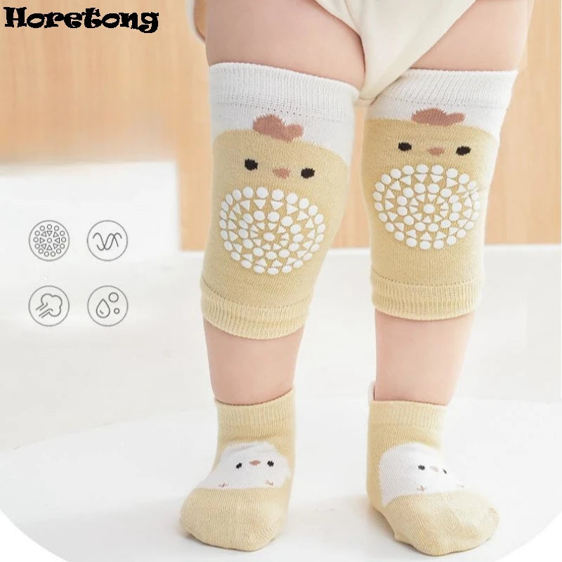 Baby Knee Pad And Floor Socks Set