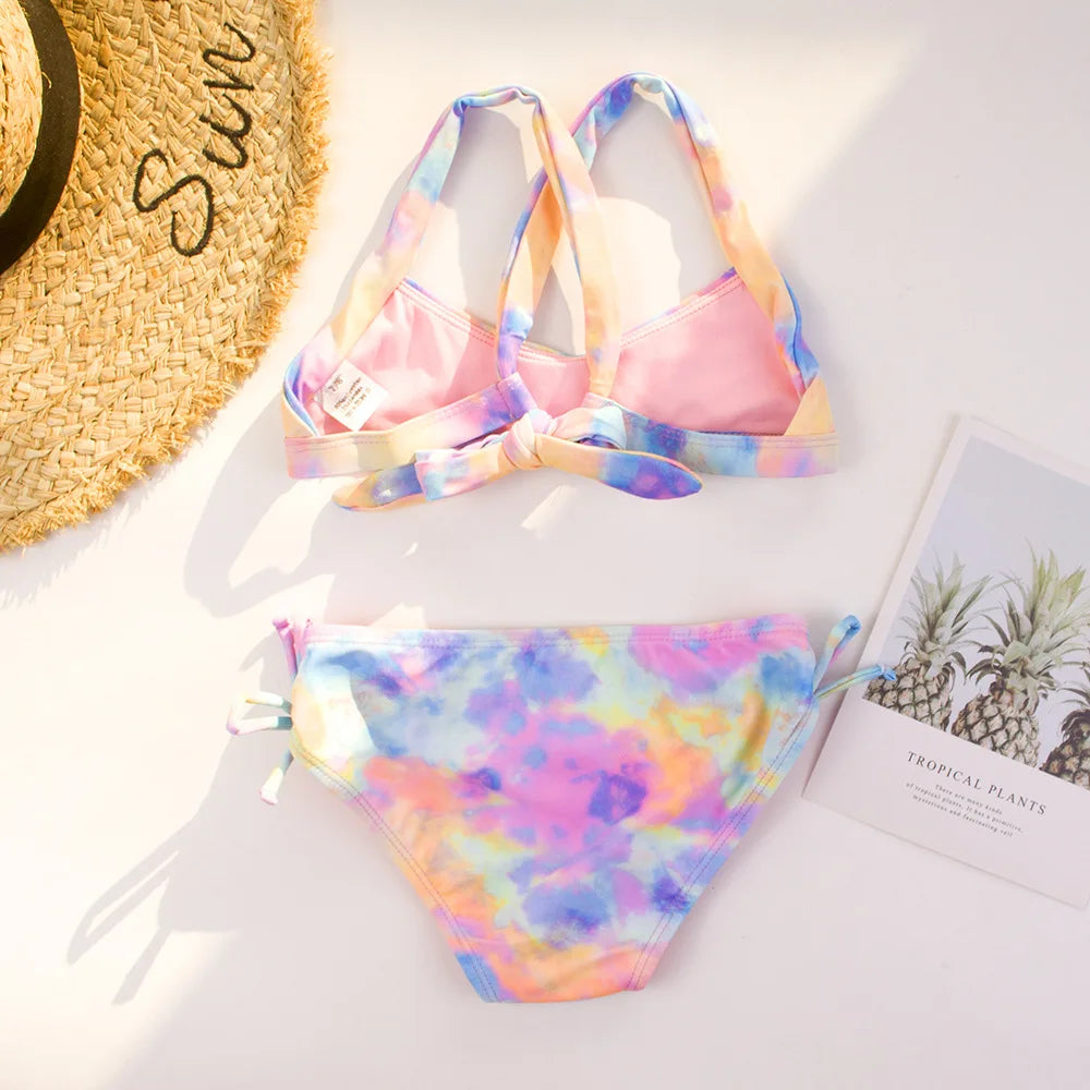 Girl Two Pieces Swimsuits Bikini Sets