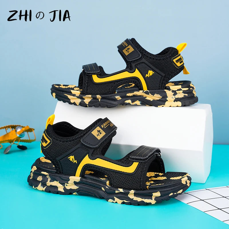Hook Loop Camouflage Sandals