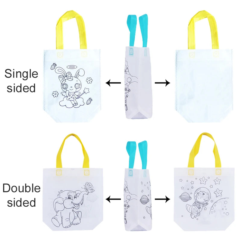 Crayons Painting Handbag