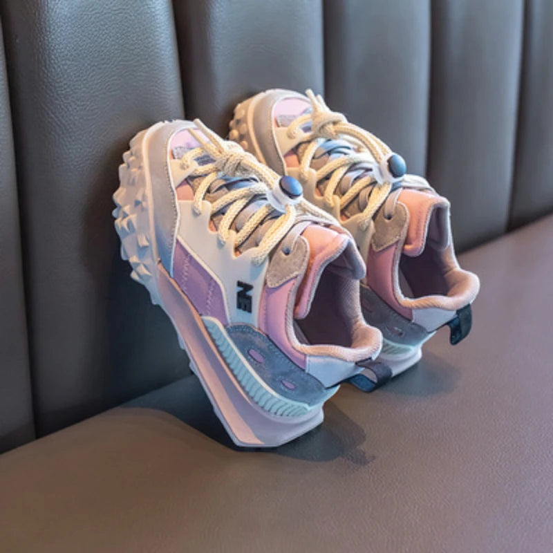 Children Casual Sneaker hole and loop