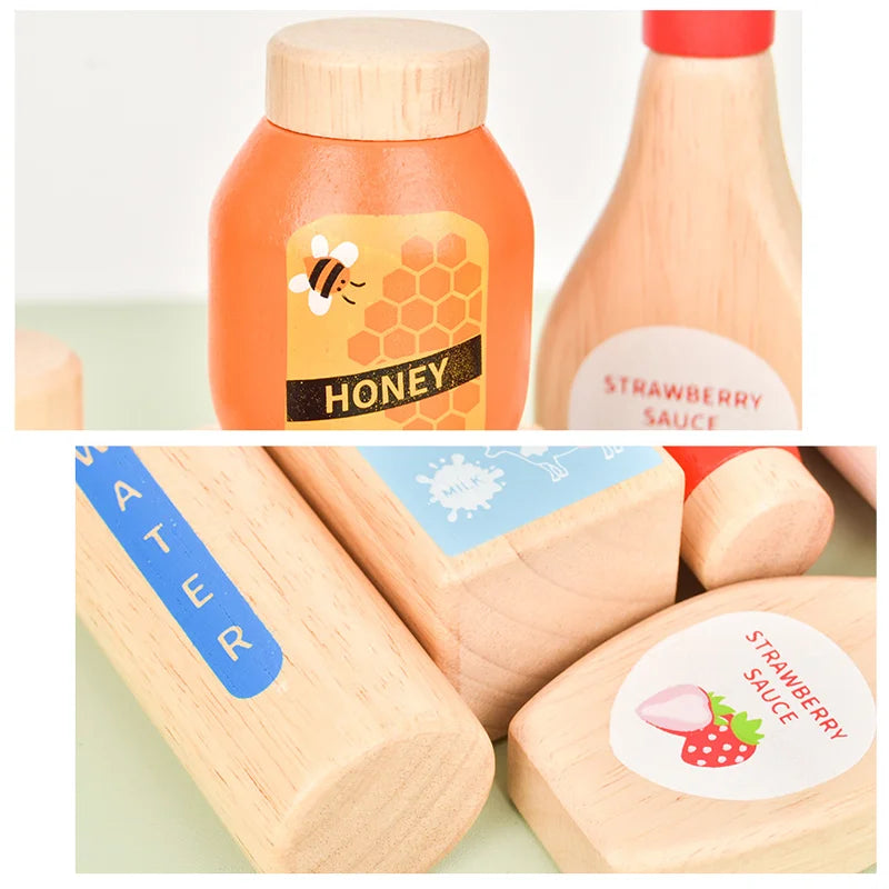 Wooden Drink Set Kitchen toy