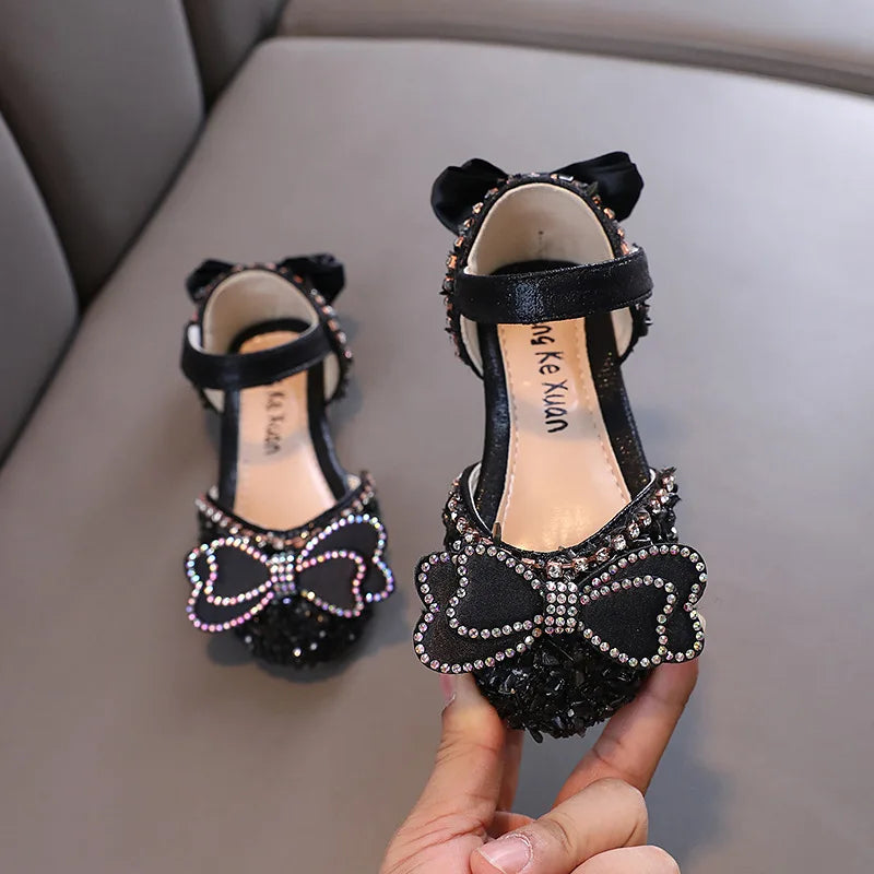 Glitter Sequin Rhinestone Closed toe Shoes