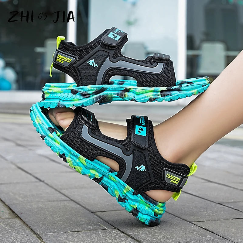 Hook Loop Camouflage Sandals