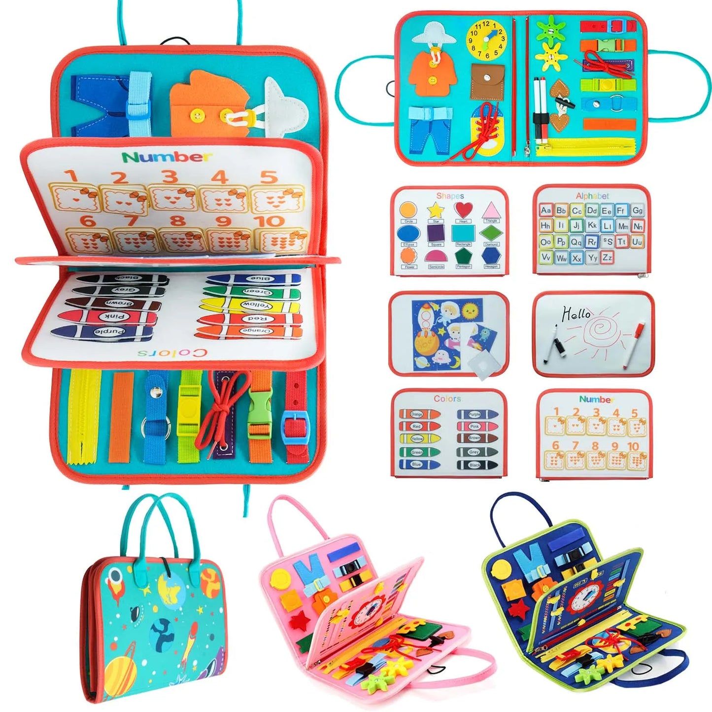 Busy Board Animals Nature 0-3y