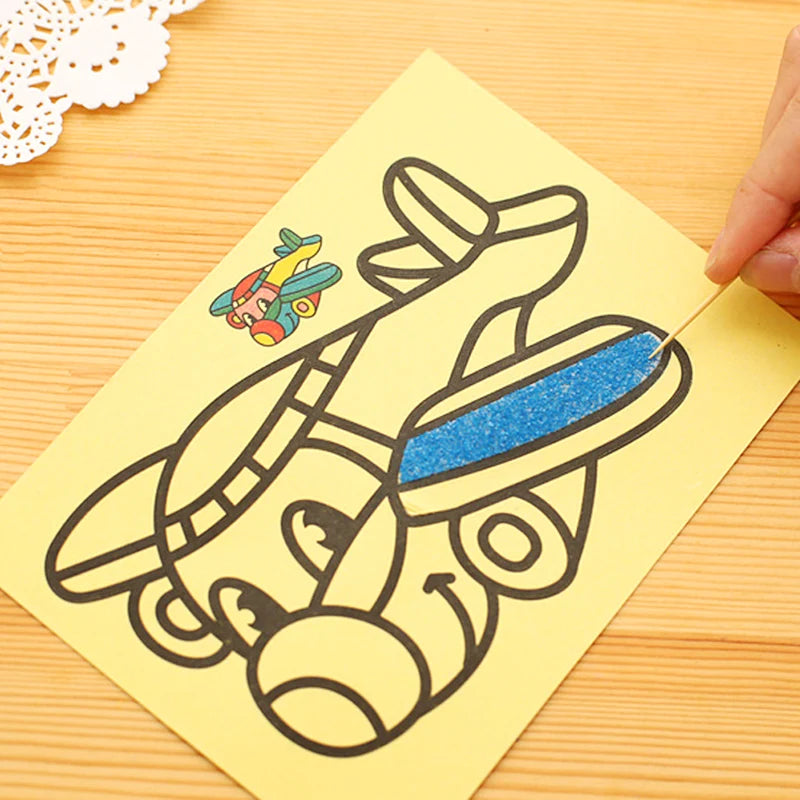 DIY Sand Drawing Art Pictures