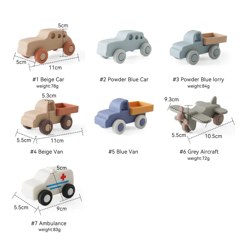 1pc Baby silicone Car Toys