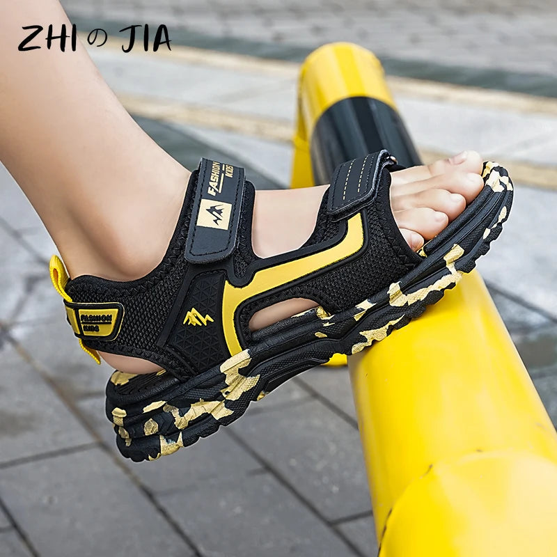 Hook Loop Camouflage Sandals