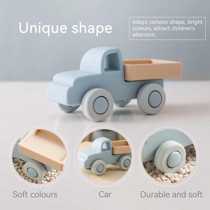 1pc Baby silicone Car Toys