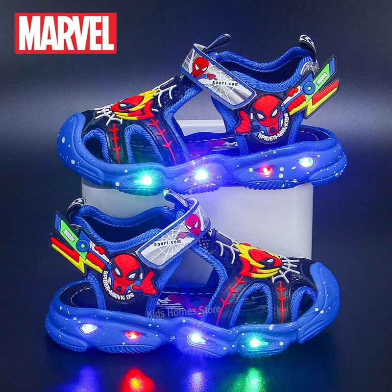 Kids Spiderman Sandals Soft Non-slip