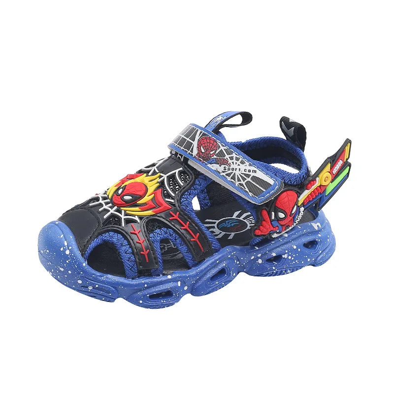 Kids Spiderman Sandals Soft Non-slip