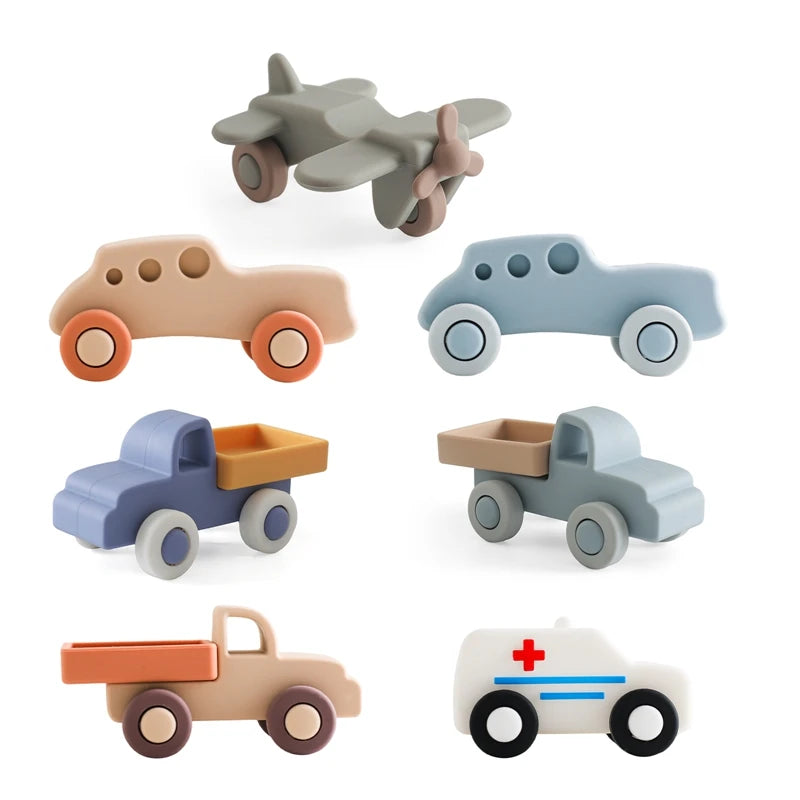 1pc Baby silicone Car Toys