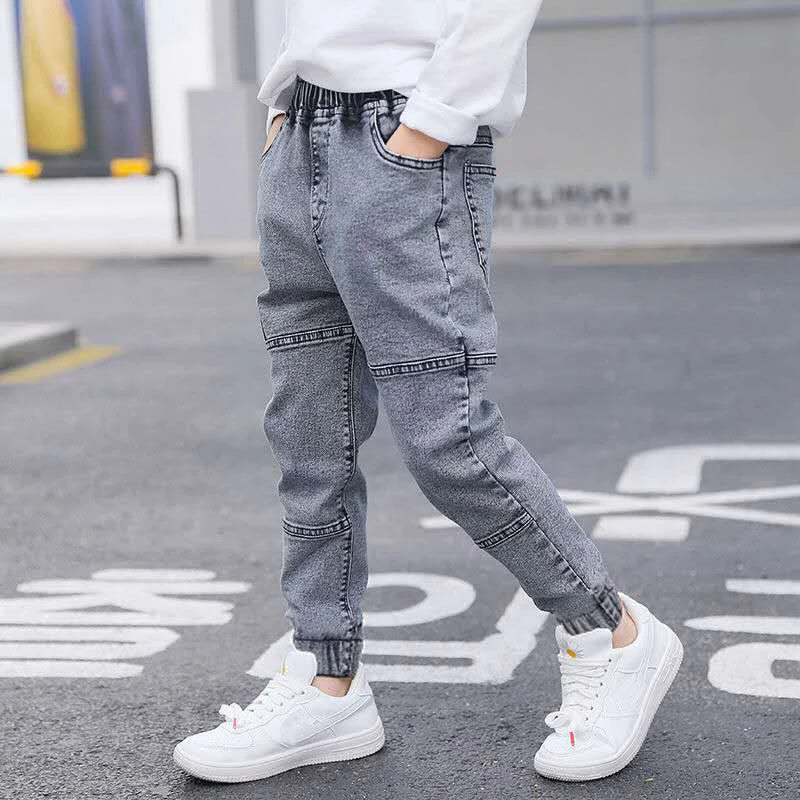 Boys casual elastic waist Jeans