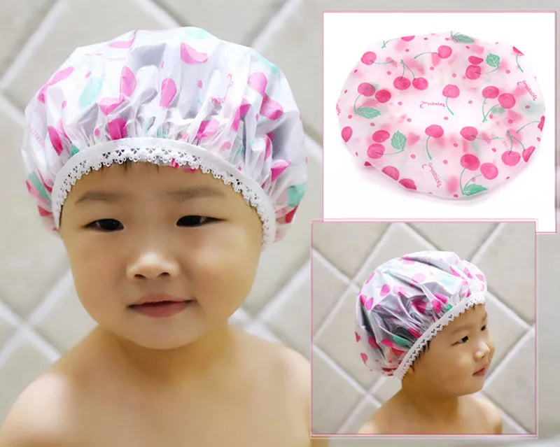 Cartoon Pattern Children Bathing Cap