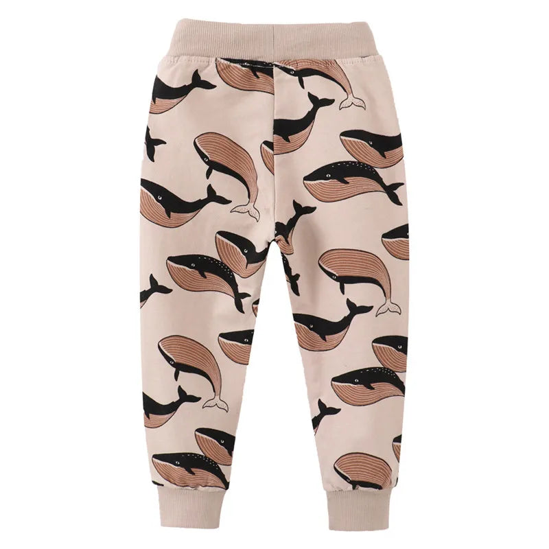 Animals Print Boys Girls Sweatpants