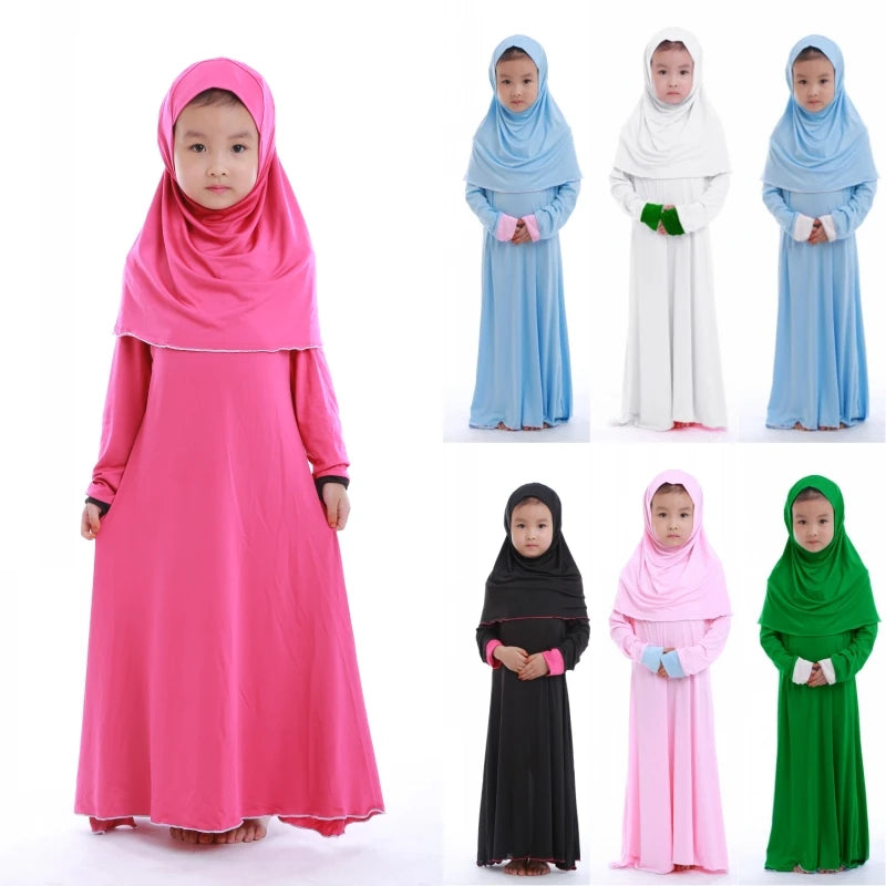 Muslim Girls Prayer Dress Hijab Abaya