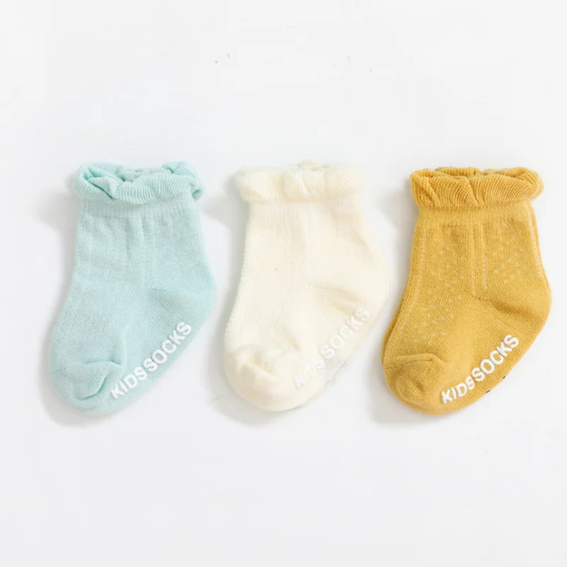 3Pair non-slip socks