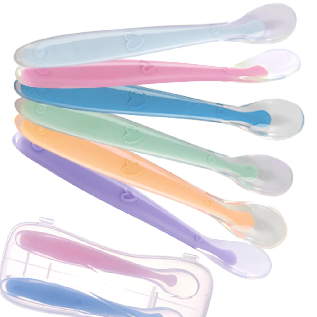 Silicone Training Feeding Spoons