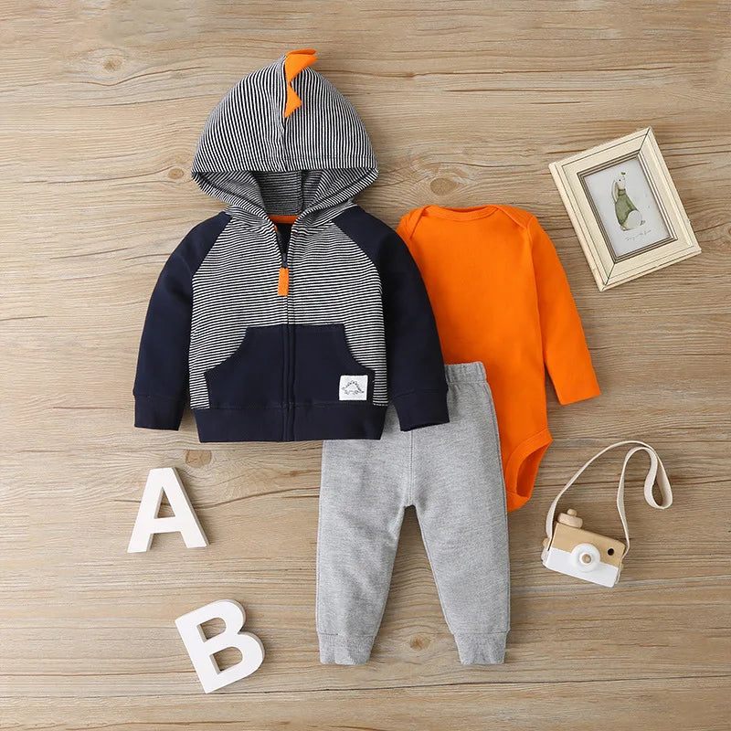 Boy Coat Bodysuit Pants