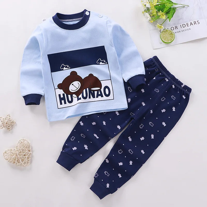 2Pcs/set Cotton print Clothes