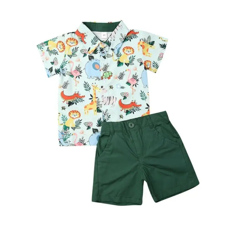 2PCS Toddler Top and shorts