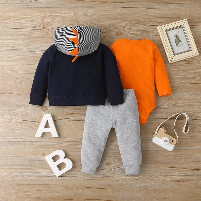 Boy Coat Bodysuit Pants