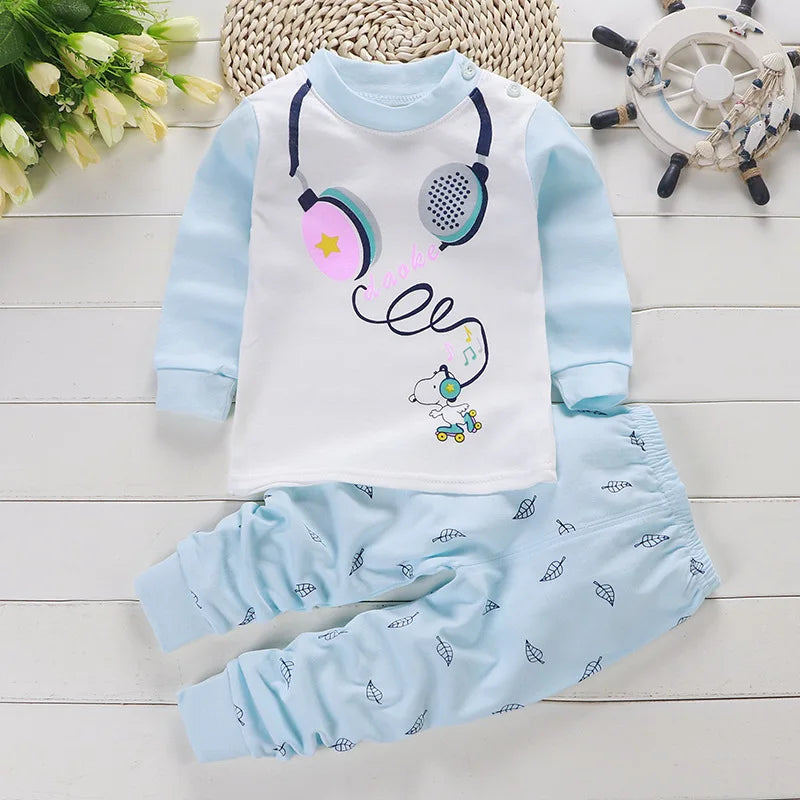 2Pcs/set Cotton print Clothes