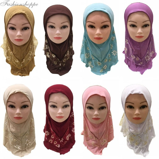 Islamic Kids Girls Head Scarf