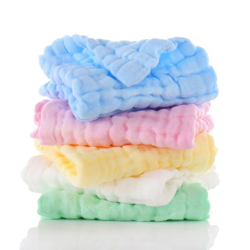 5 pieces/set of muslin towel