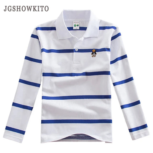 Striped T-shirt Long Sleeve Polo