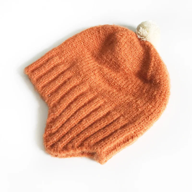 Cute Baby Knitted Pompom Cap