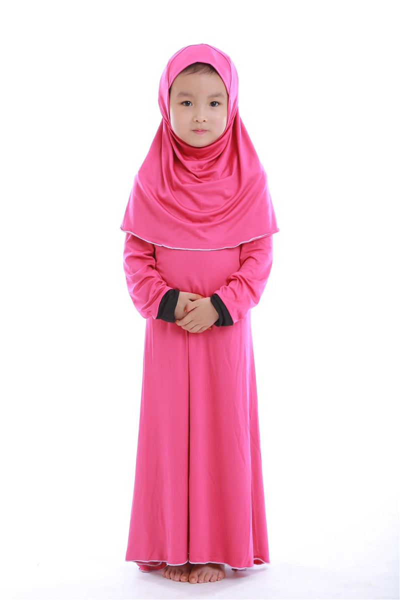 Muslim Girls Prayer Dress Hijab Abaya