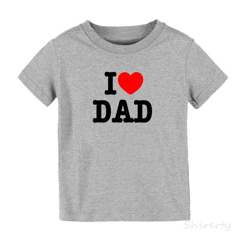 I Love Mom/Dad Kids tshirts