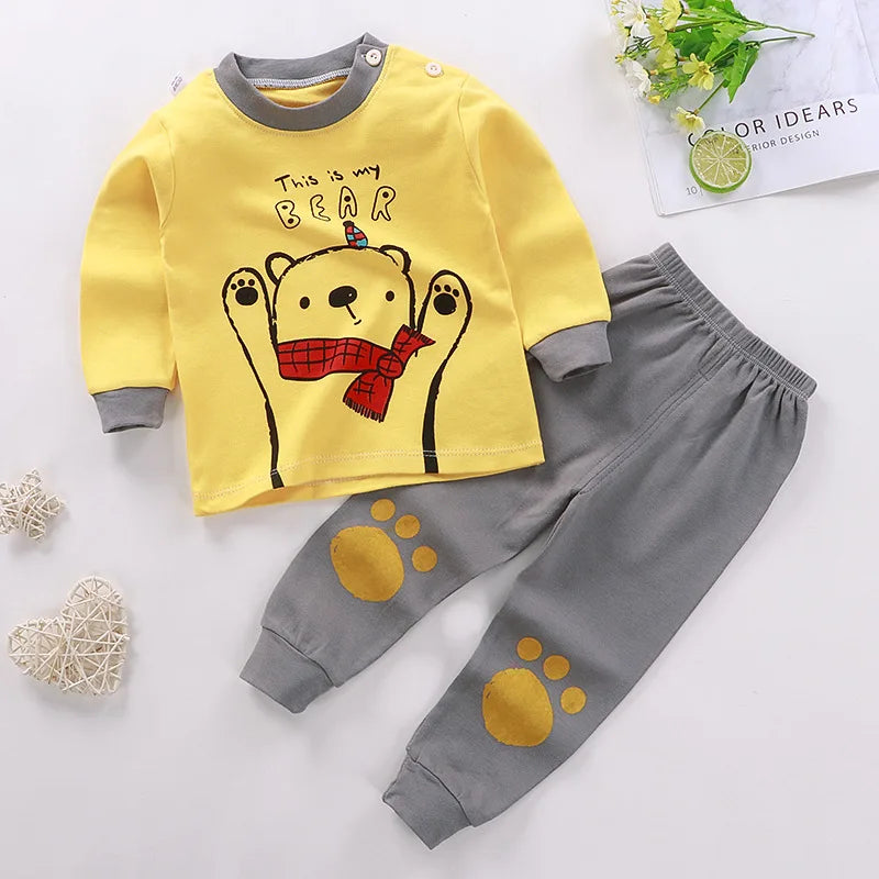 2Pcs/set Cotton print Clothes